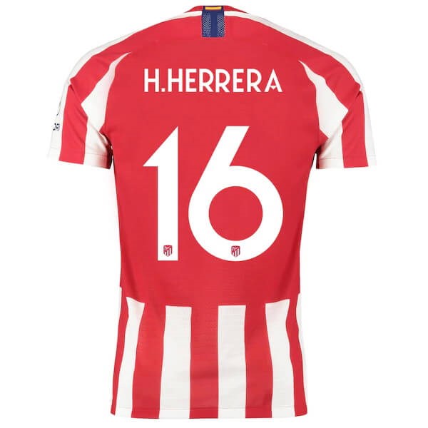 Tailandia Camiseta Atlético de Madrid NO.16 H. Herrera 2019 2020 Rojo